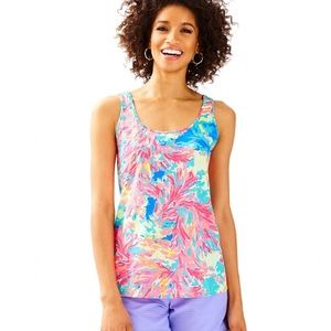 Lily Pulitzer Kinsey Tank in Palm Beach Coral